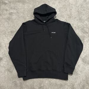 Bad Birdie Hoodie Mens Size Medium Black Logo Pullover Golf Sweatshirt